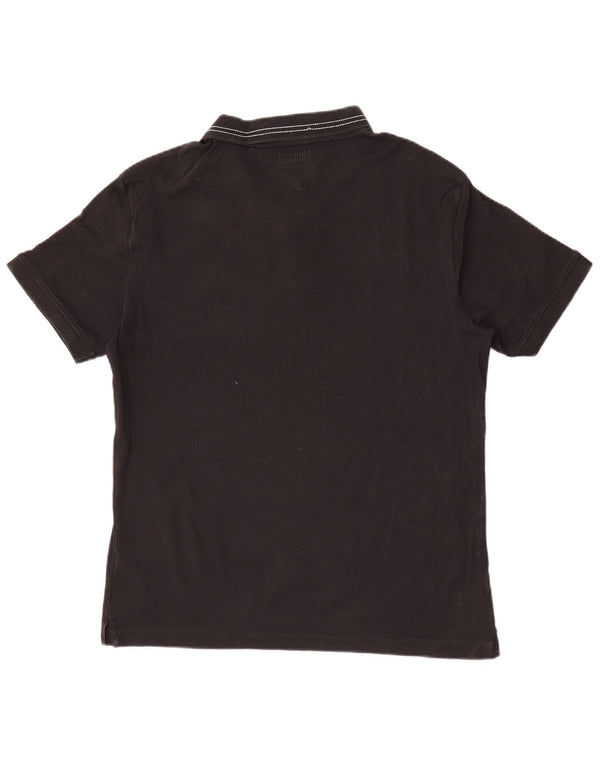 Polo Guess da uomo slim fit grafica XL in cotone nero