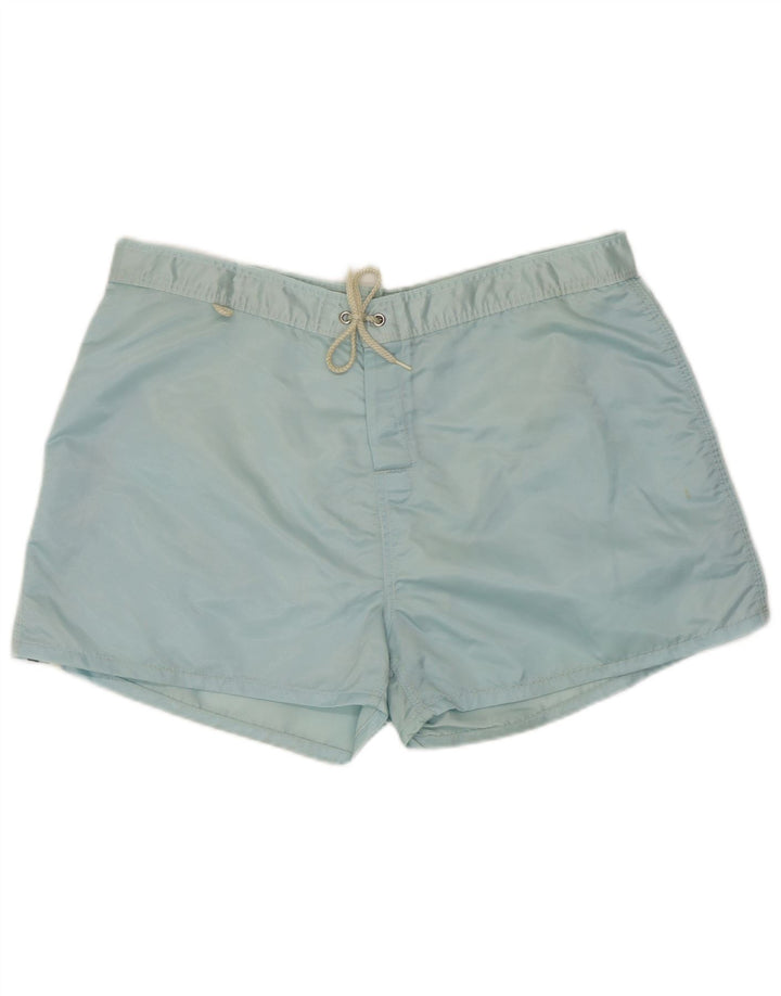 Pantaloncini da bagno da uomo Sundek grandi in nylon color block blu