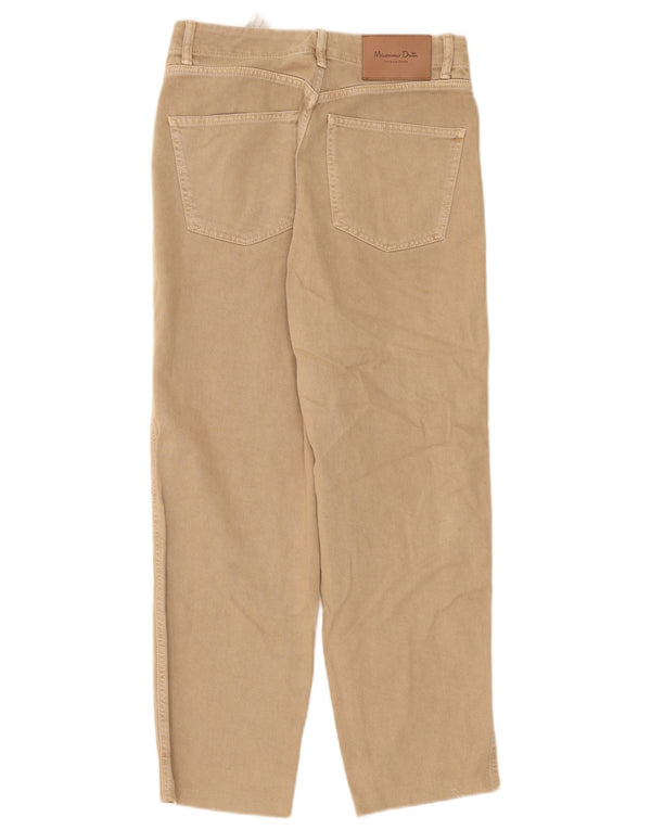 Jeans affusolati a vita alta da donna Massimo Dutti EU 38 Small W28 L27 Beige