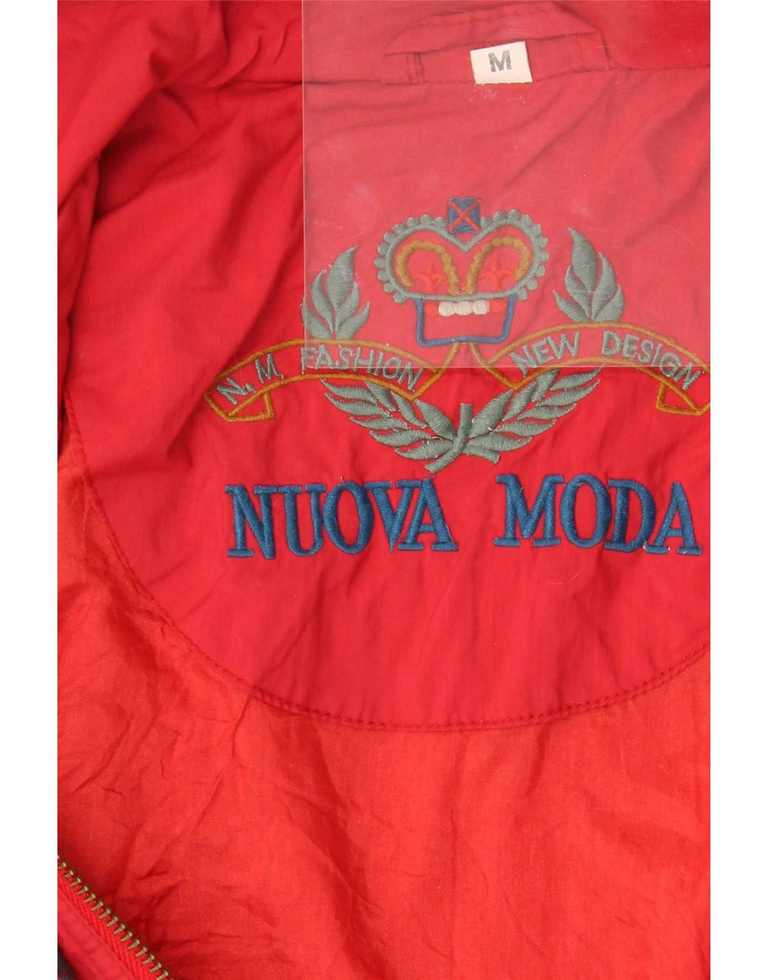 Giubbotto bomber da uomo Nuova Moda UK 38 rosso medio