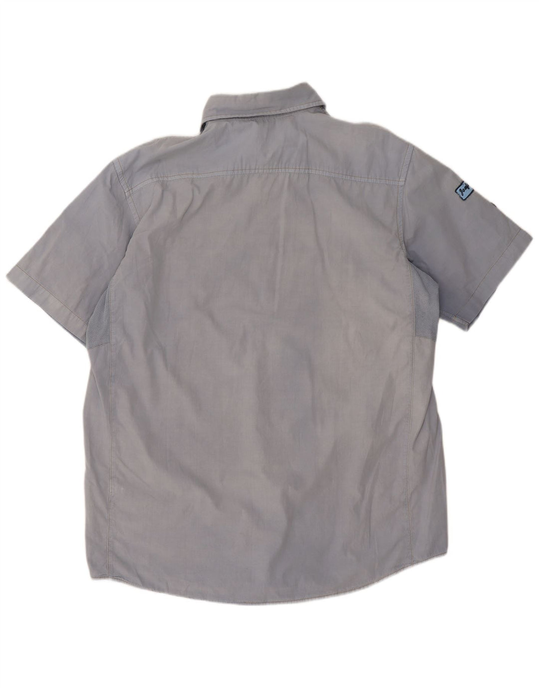Camicia a maniche corte grafica da uomo Murphy & Nye grande cotone blu