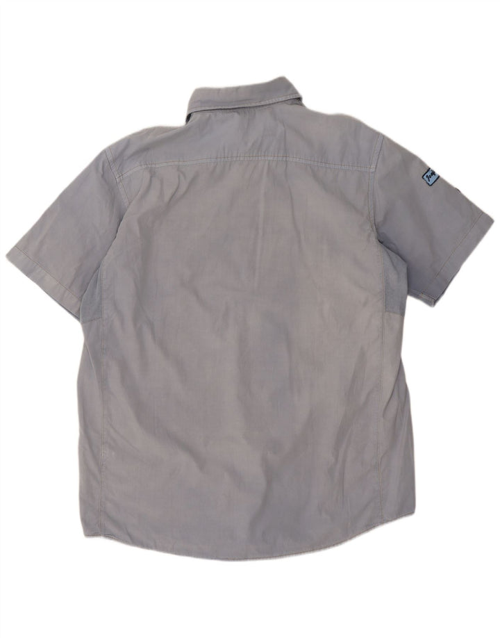 Camicia a maniche corte grafica da uomo Murphy & Nye grande cotone blu