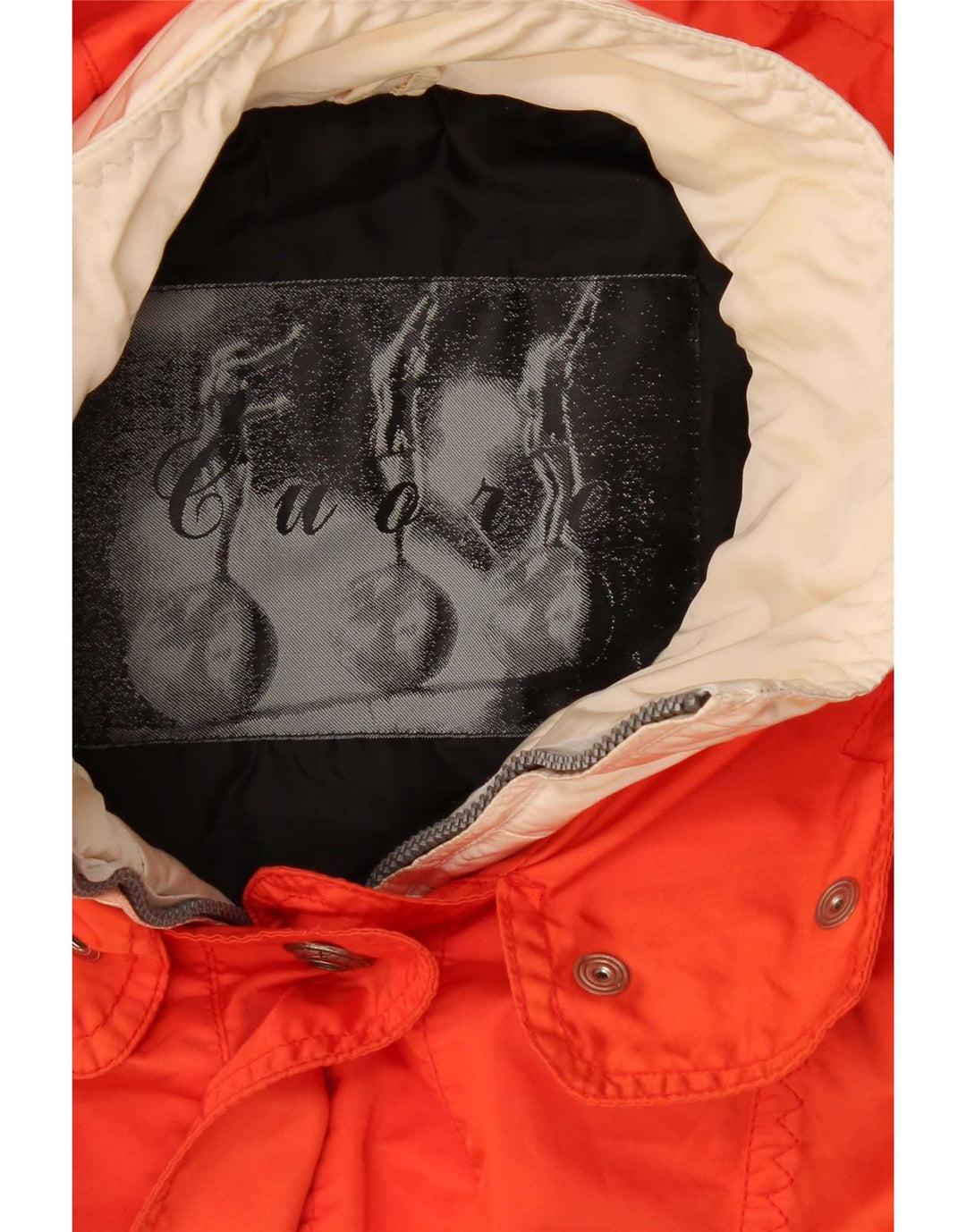 Giacca a vento con cappuccio da donna Cuore UK 20 2XL Arancione
