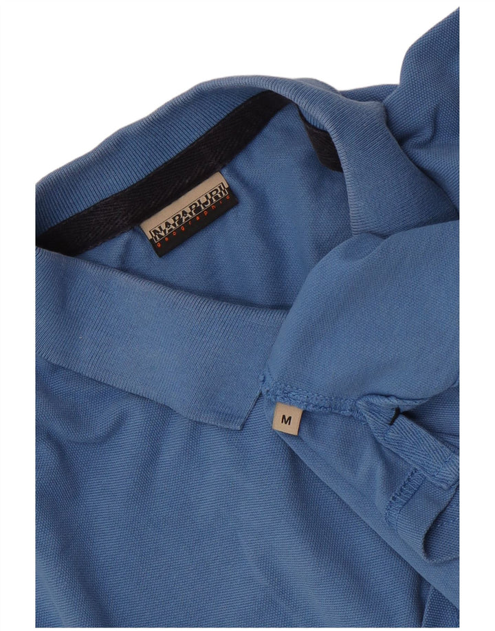 Polo da uomo Napapijri blu medio