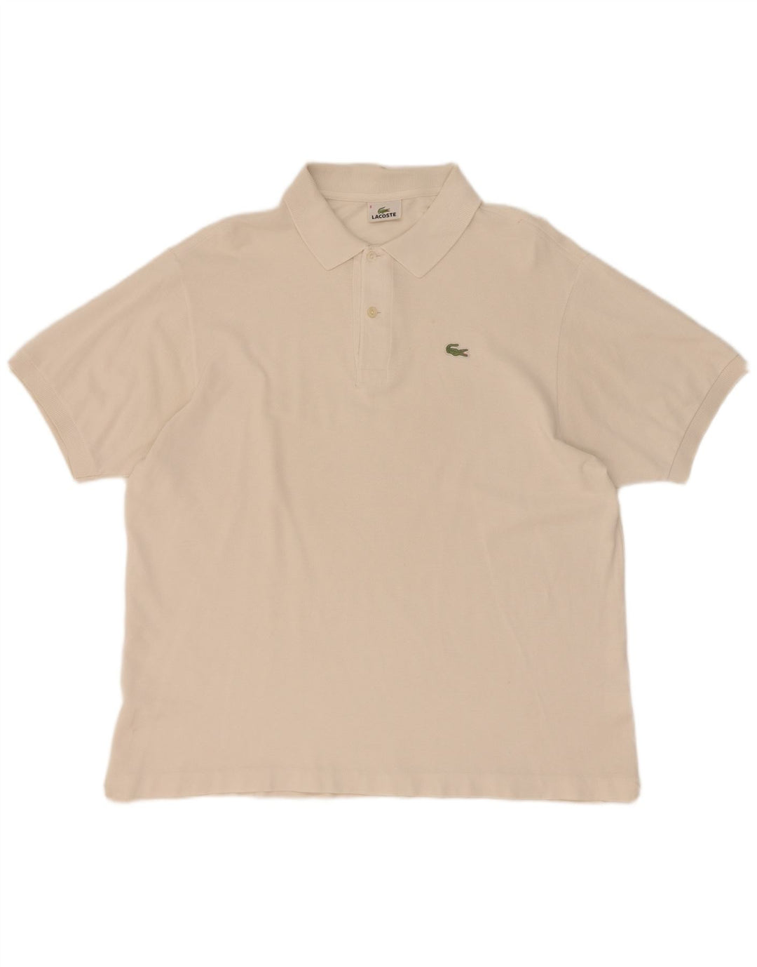 Polo da uomo Lacoste taglia 6 XL bianca