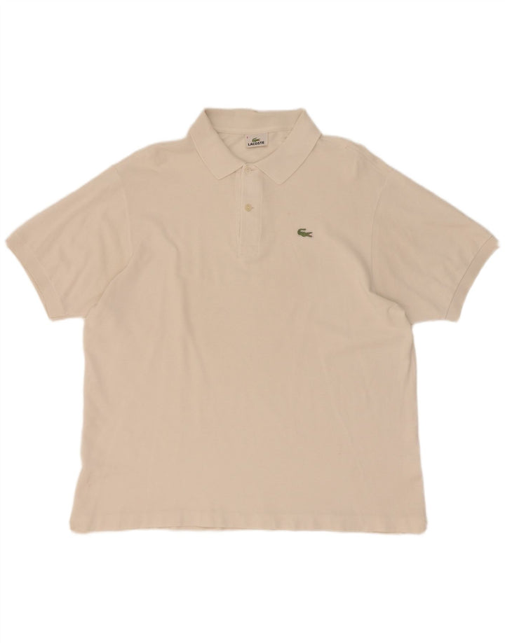 Polo da uomo Lacoste taglia 6 XL bianca