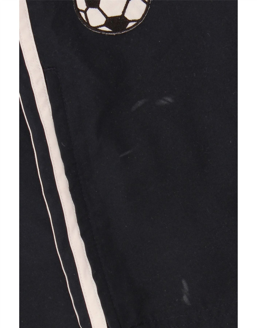 Pantaloni della tuta da ragazzo Adidas 11-12 anni in poliestere blu navy