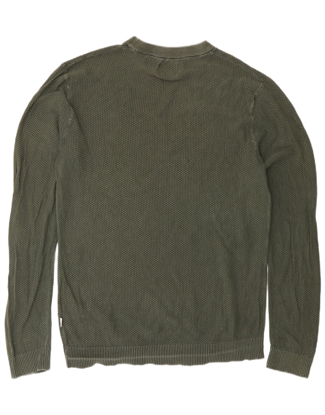 Maglione maglione girocollo da uomo Jack & Jones grande cotone verde