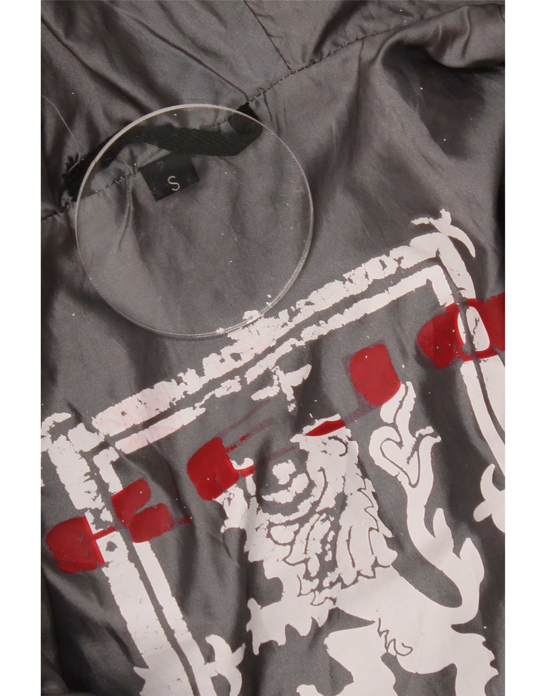 Giacca imbottita con cappuccio da uomo Kejo UK 36 piccola in nylon rosso