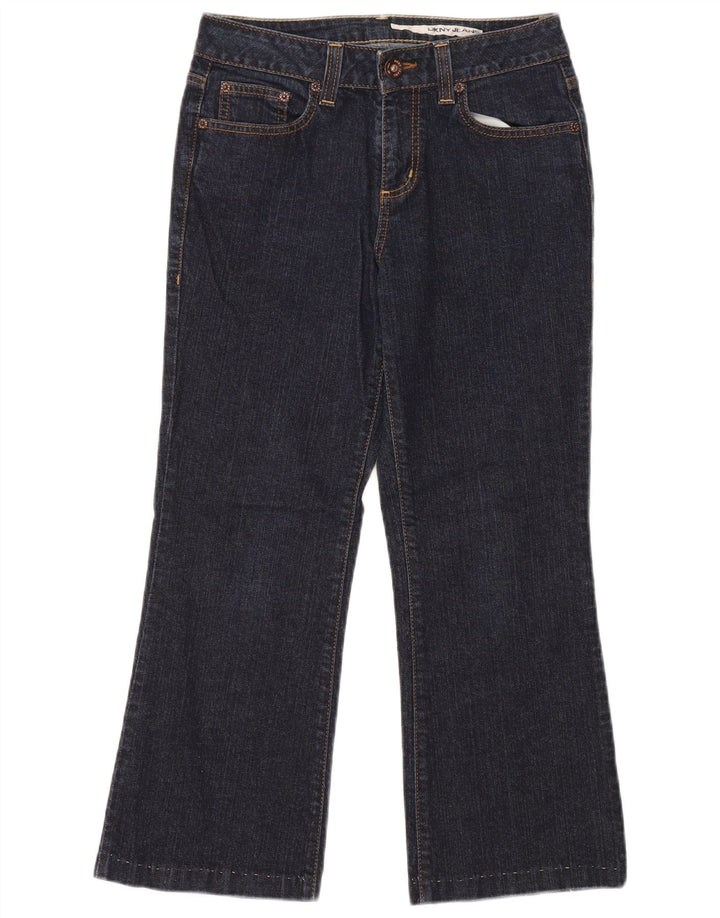 Jeans corti da donna DKNY US 6 medi W28 L25 cotone blu navy