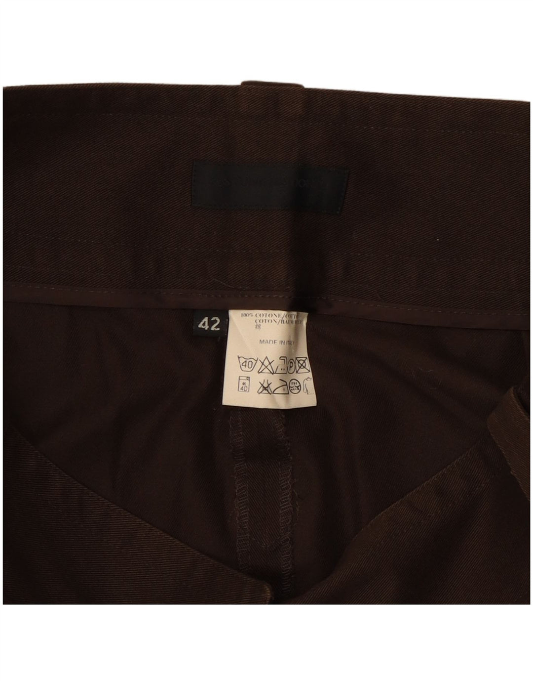 Gonna cargo da donna CNC Costume National IT 42 media W30 cotone marrone