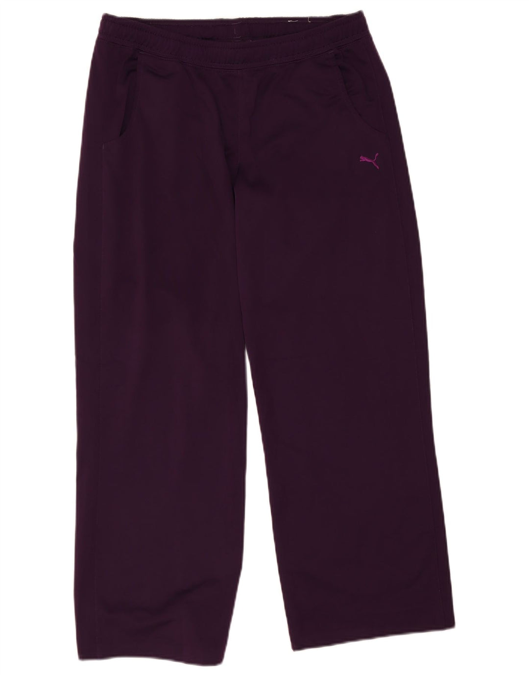 PUMA Womens Tracksuit Trousers UK 14 Medium Purple Polyester