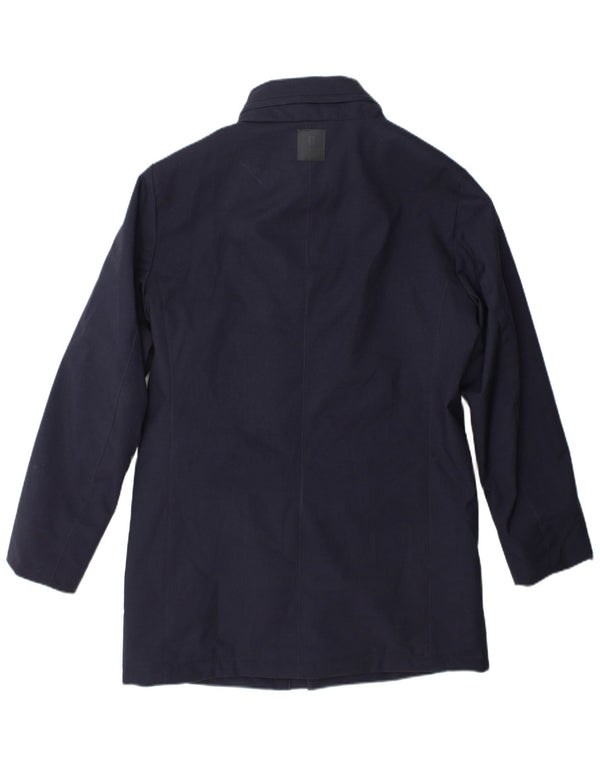 Cappotto giacca a vento da uomo Boggi UK 38 poliestere medio blu navy