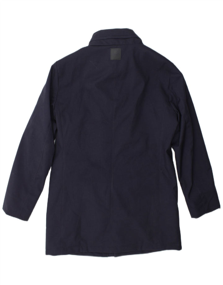 Cappotto giacca a vento da uomo Boggi UK 38 poliestere medio blu navy