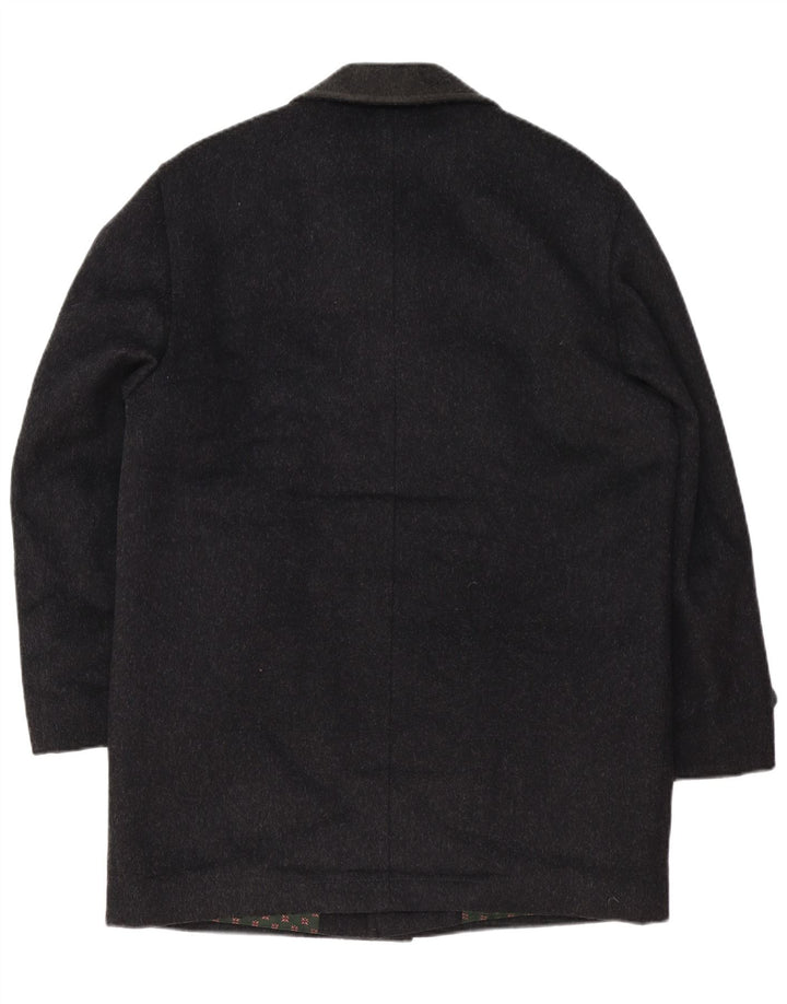Cappotto da uomo taglio ampio Steinbock EU 44 XS lana nera