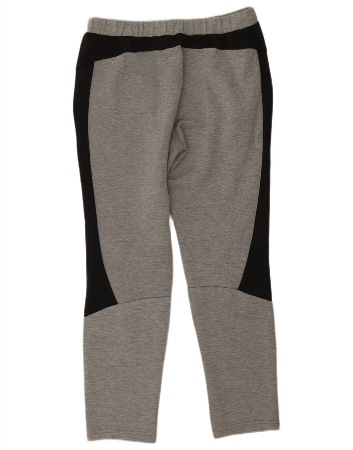 Pantaloni da tuta da uomo Puma in cotone color block grigio medio