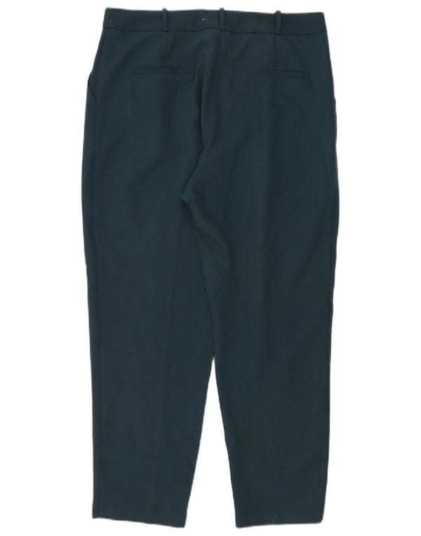 Pantaloni chino con pegged da donna Oasis UK 14 Large W32 L27 Blu Navy