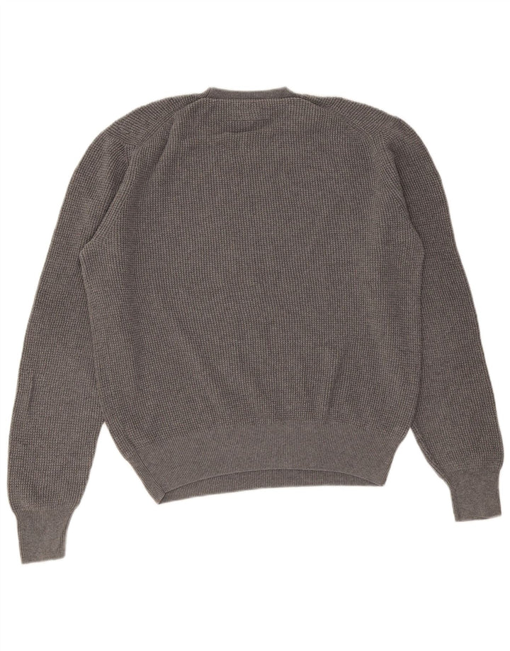 Maglione maglione girocollo da uomo All Saints, grande cotone grigio