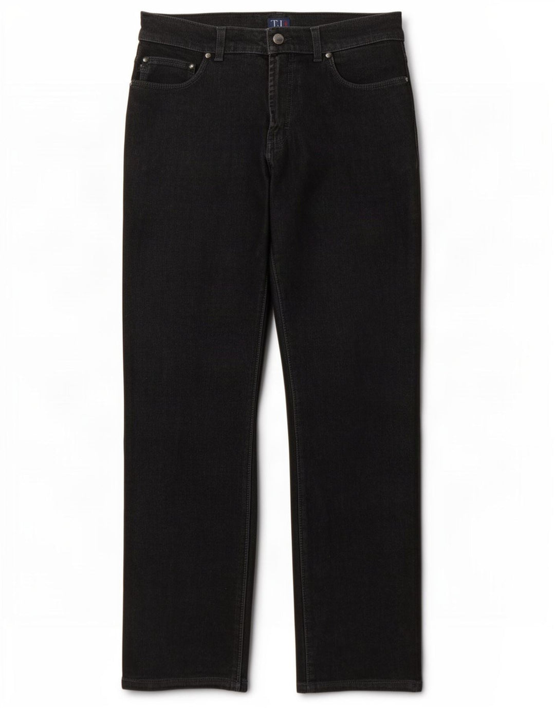 Jeans Straight Uomo Trussardi W32 L32 Cotone Nero