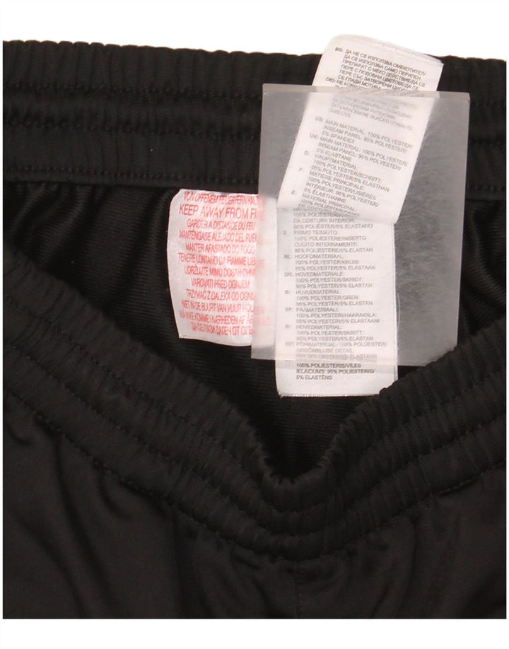 Pantaloni della tuta da ragazzo Adidas 11-12 anni in poliestere nero