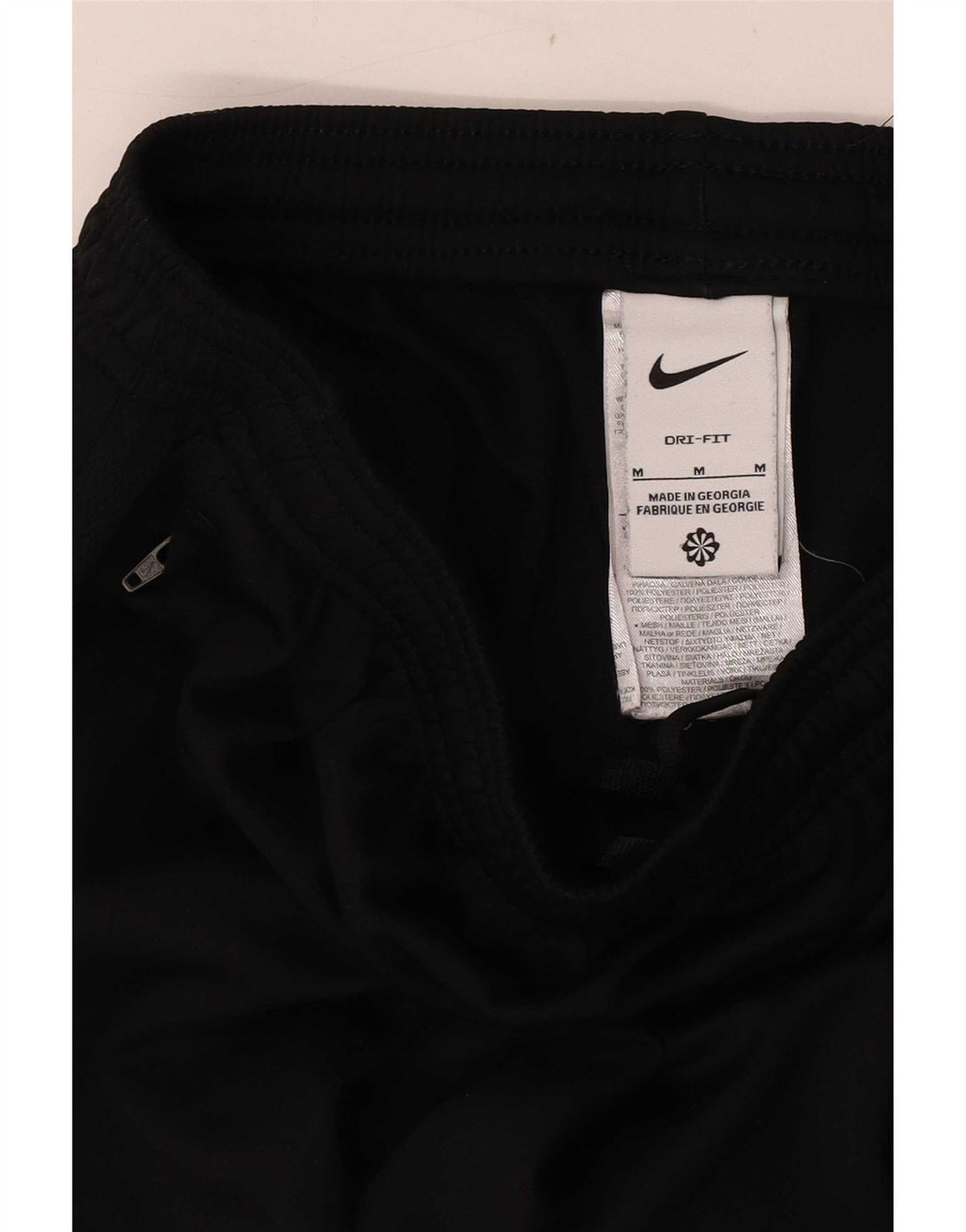 Pantaloni da tuta Nike Dri Fit da uomo, poliestere nero medio