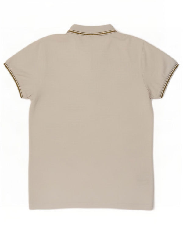 Polo Kappa Uomo Cotone Medio Bianco