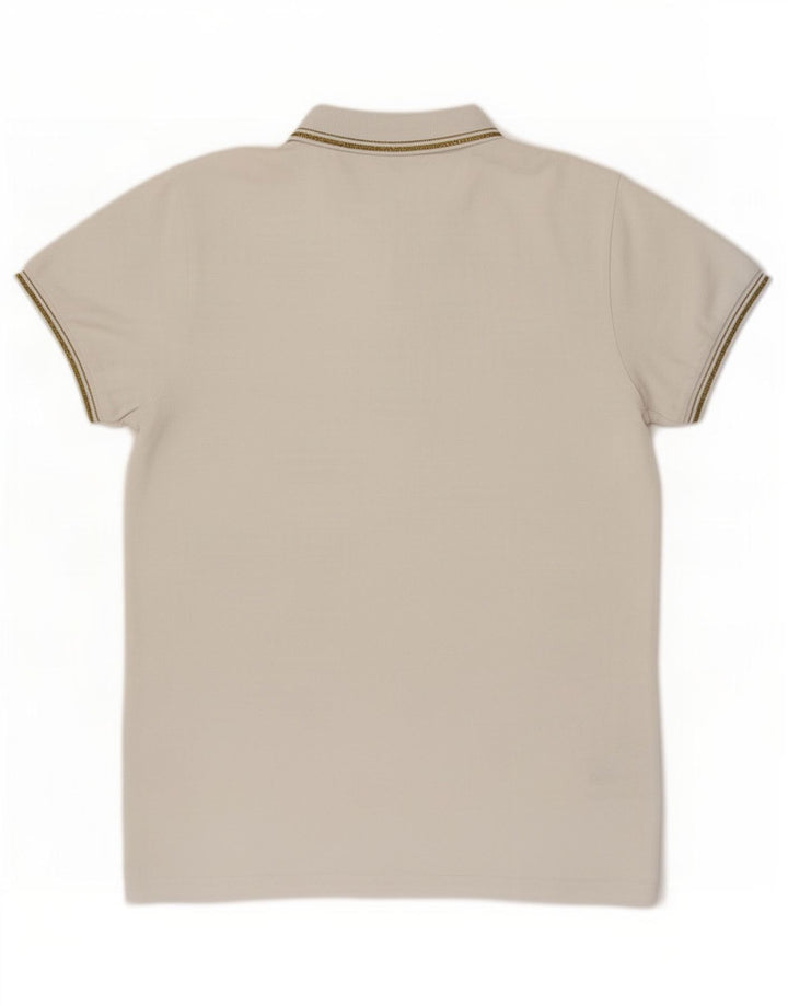 Polo Kappa Uomo Cotone Medio Bianco