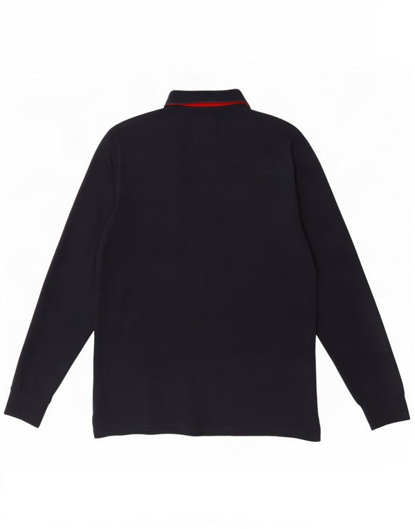 U.S. Polo Assn. Mens Long Sleeve Shirt Large Navy Blue Cotton