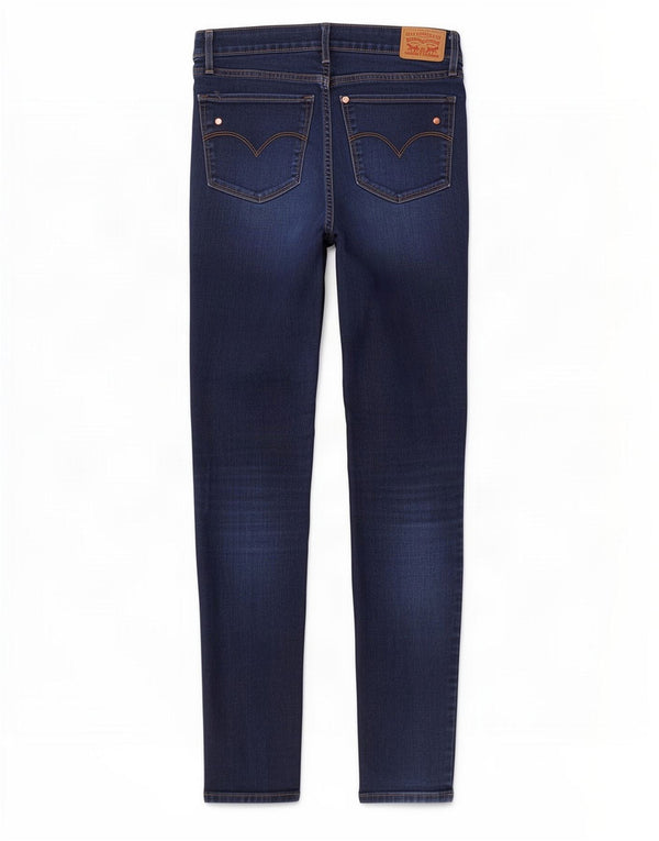 Jeans skinny Levi's da donna 711 W29 L32 cotone blu navy