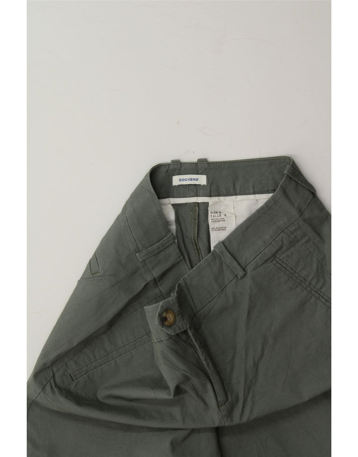 DOCKERS Womens Chino Shorts US 8 Medium W33  Grey Cotton Vintage Dockers and Second-Hand Dockers from Messina Hembry 