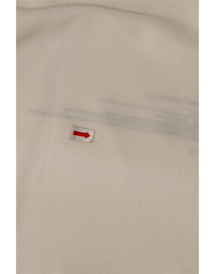 Polo da uomo LACOSTE taglia 3 piccola in cotone bianco