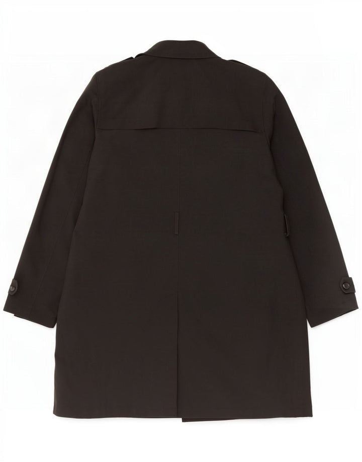 Trench da donna Marks & Spencer UK 16 grande poliestere nero