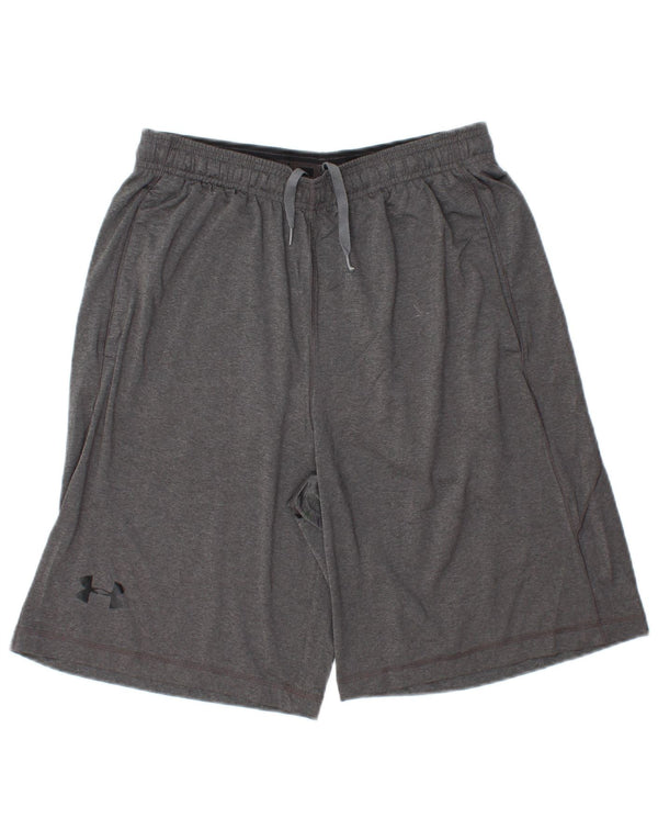 Pantaloncini sportivi da uomo UNDER ARMOUR Heat Gear grigio medio
