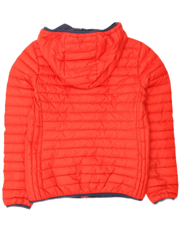 Giacca imbottita con cappuccio da uomo Superdry UK 40 Large rossa in poliestere