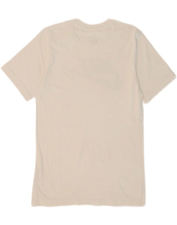 NIKE Mens Graphic T-Shirt Top Small White Cotton Vintage Nike and Second-Hand Nike from Messina Hembry 