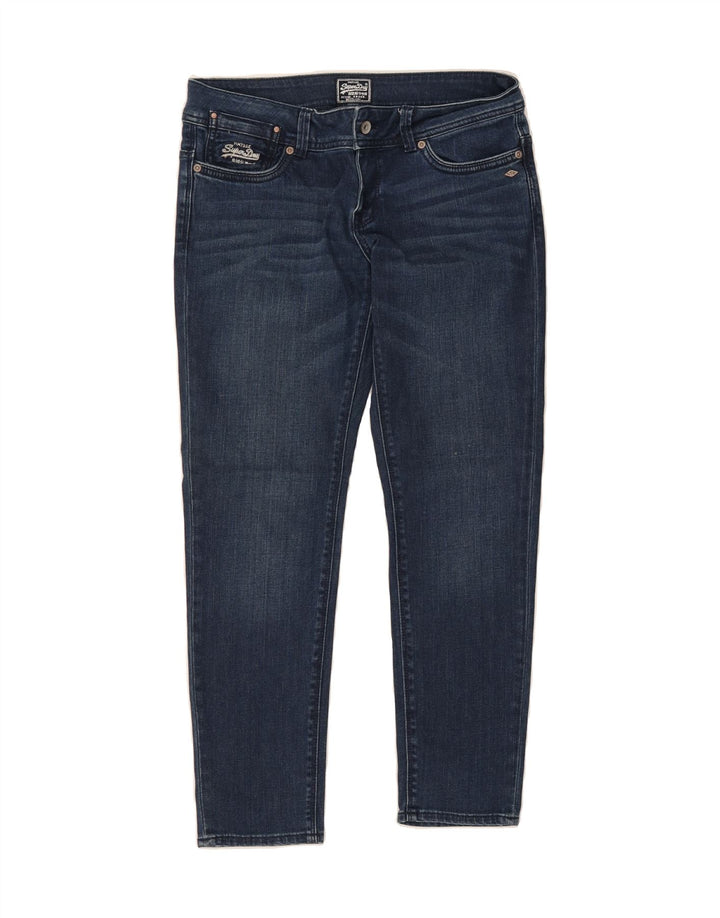 SUPERDRY Womens Slim Jeans W30 L28 Navy Blue Cotton Vintage Superdry and Second-Hand Superdry from Messina Hembry 