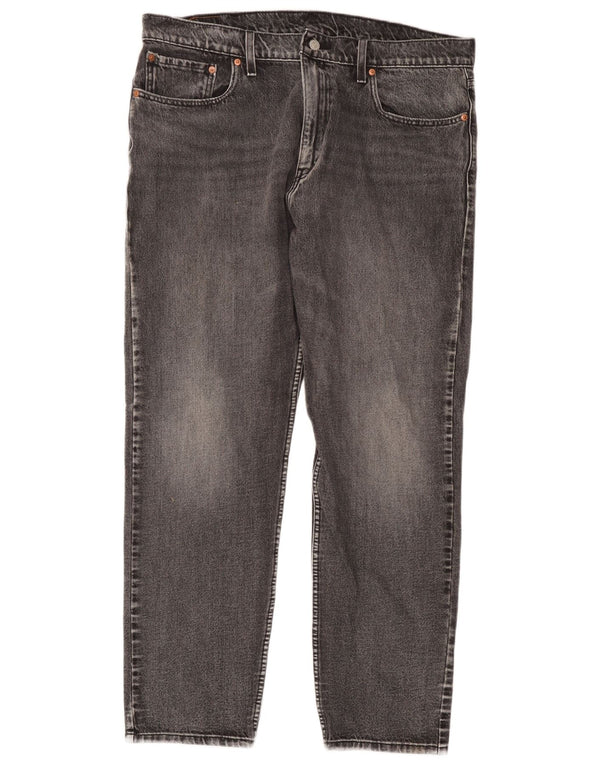 Levi's Uomo 502 Jeans affusolati W38 L32 Cotone grigio