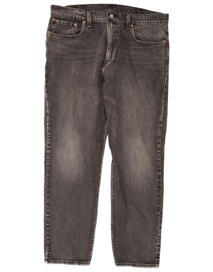 Levi's Uomo 502 Jeans affusolati W38 L32 Cotone grigio