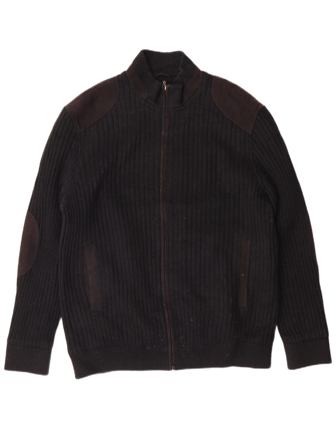 Maglione cardigan da uomo Pierre Cardin IT 56 XL poliestere nero