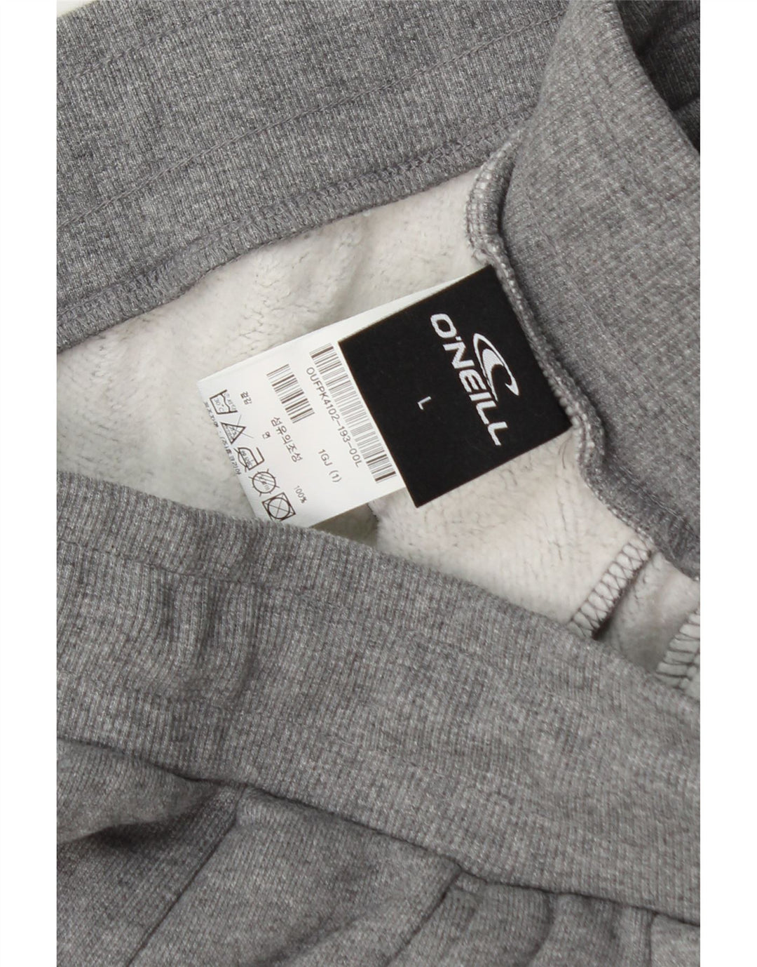 Pantaloni da tuta con grafica da uomo O'Neill Joggers grandi in cotone grigio