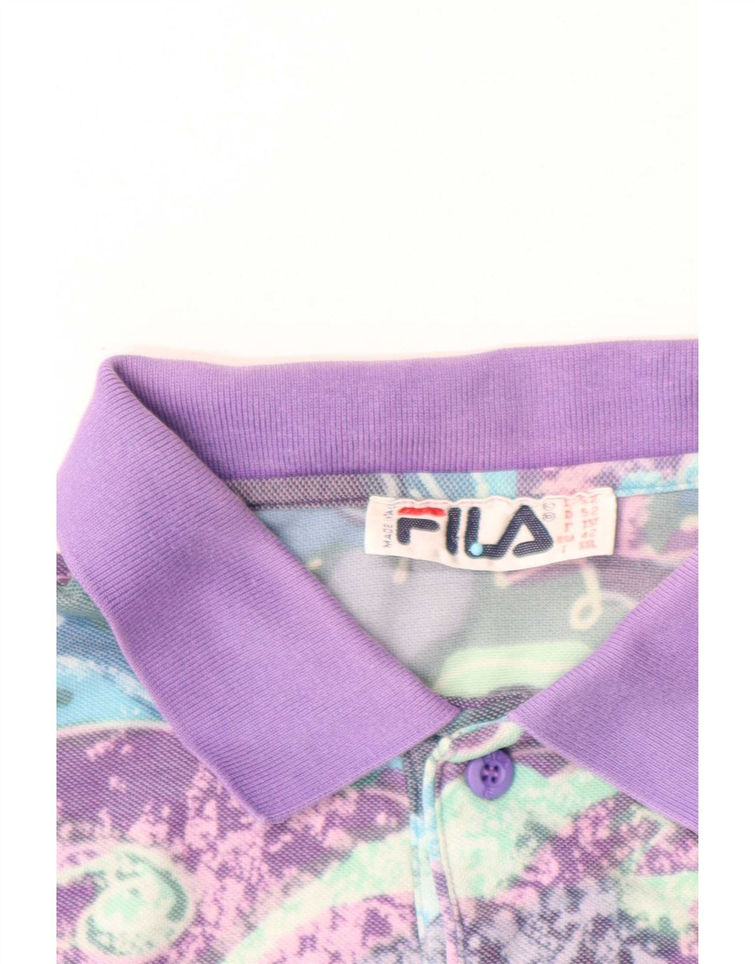 Polo da uomo Fila IT 52 Large multicolore geometrica