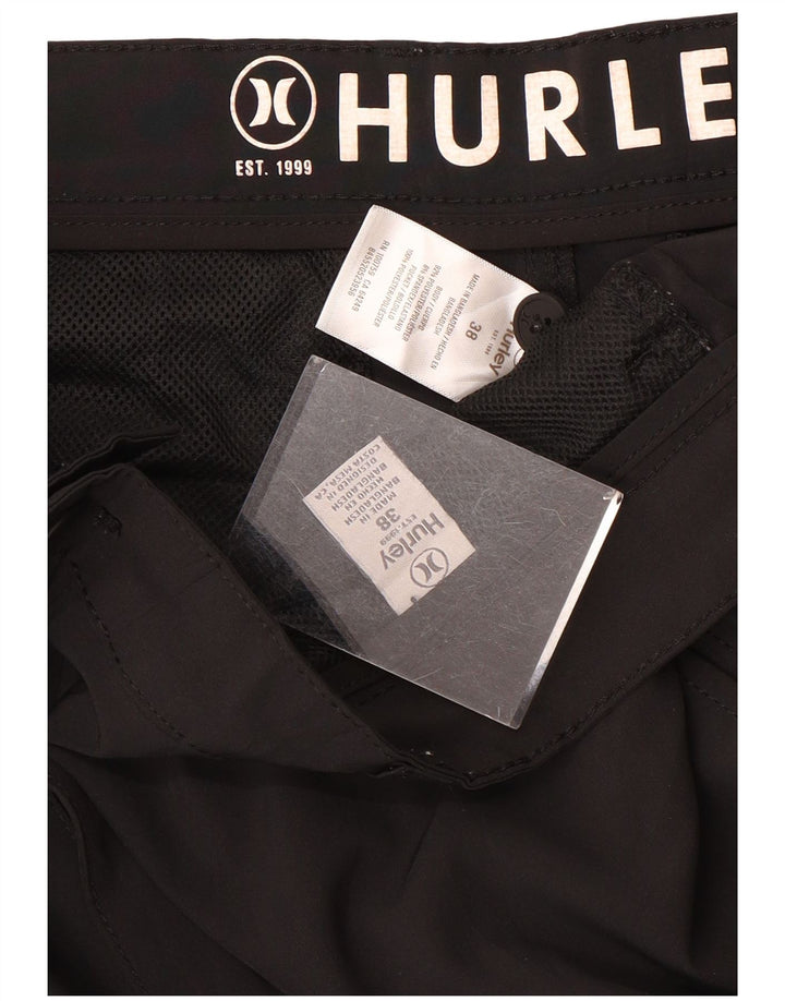 Pantaloncini chino da uomo Hurley W38 XL poliestere nero
