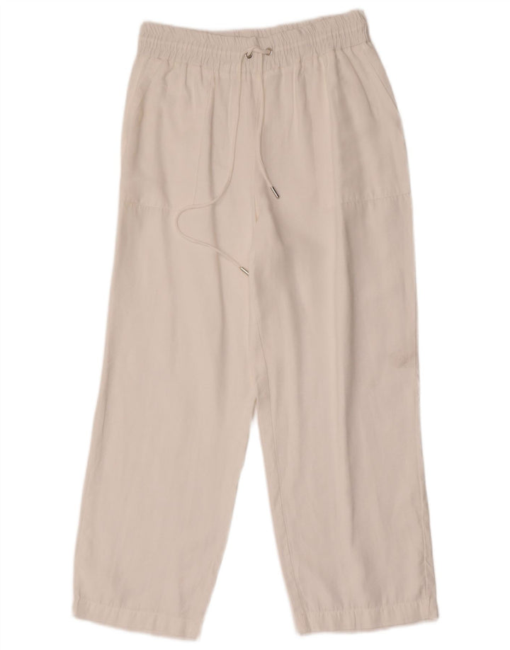 Pantaloni corti da donna Zara piccoli W26 L25 bianco modal