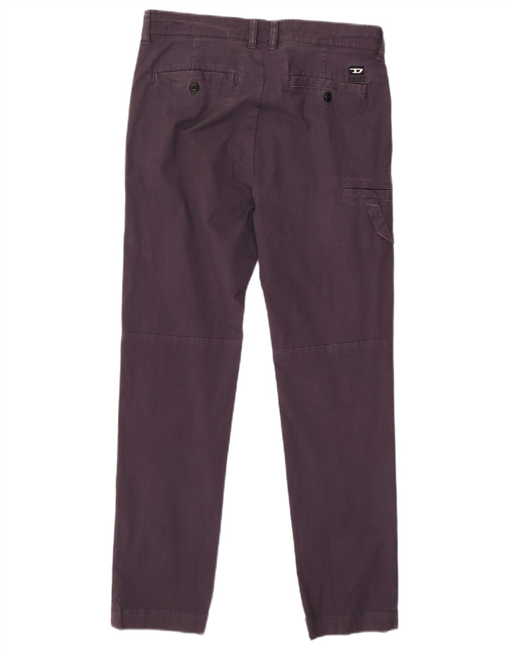 DIESEL Pantaloni cargo slim da uomo W29 L28 Viola