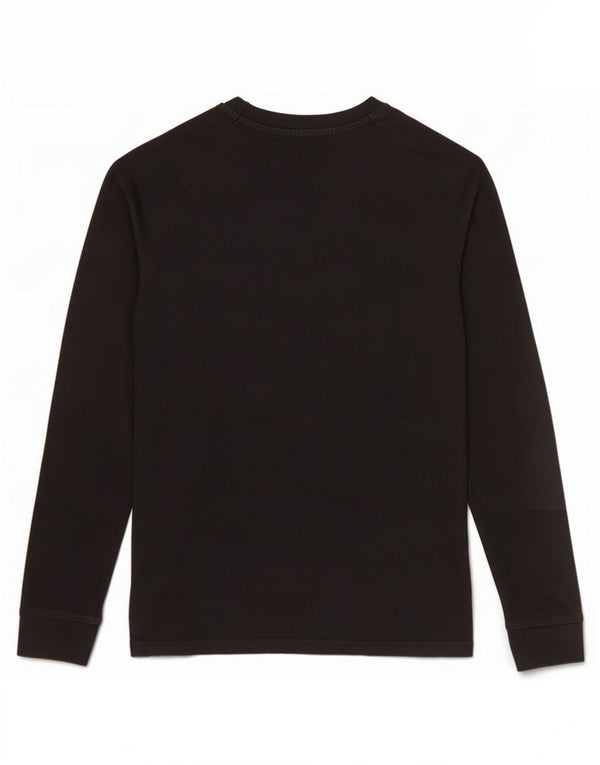 Maglia Adidas Manica Lunga da Bambino 12-13 Anni in Cotone Nero
