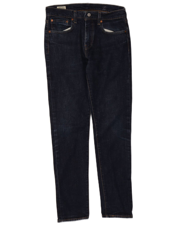 Levi's Uomo 512 Jeans affusolati slim W32 L32 Blu Navy