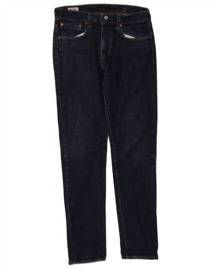 Levi's Uomo 512 Jeans affusolati slim W32 L32 Blu Navy