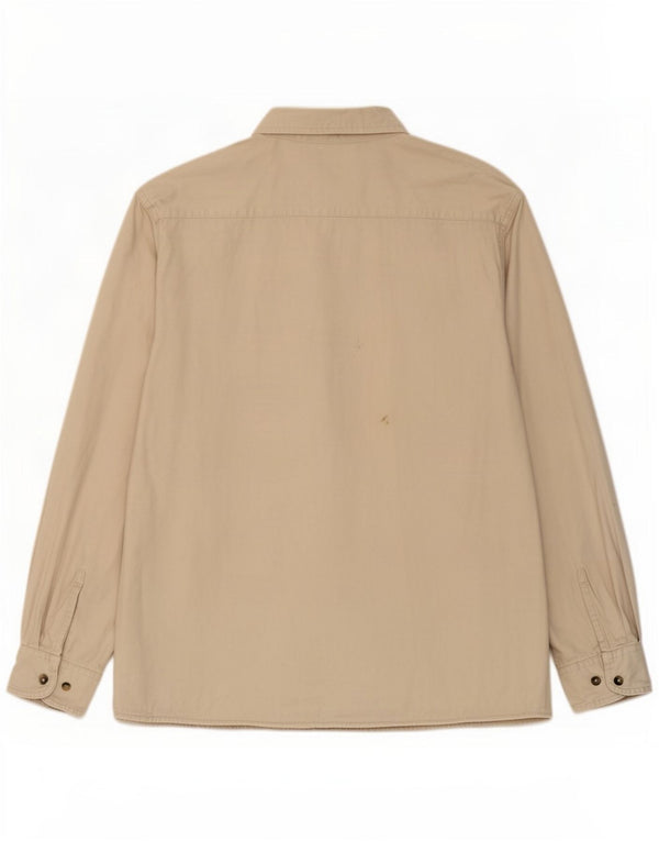Camicia da uomo Wrangler XL in cotone beige