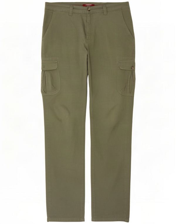 Carrera Uomo 619 Pantaloni cargo vestibilità regolare W36 L34 Cotone kaki