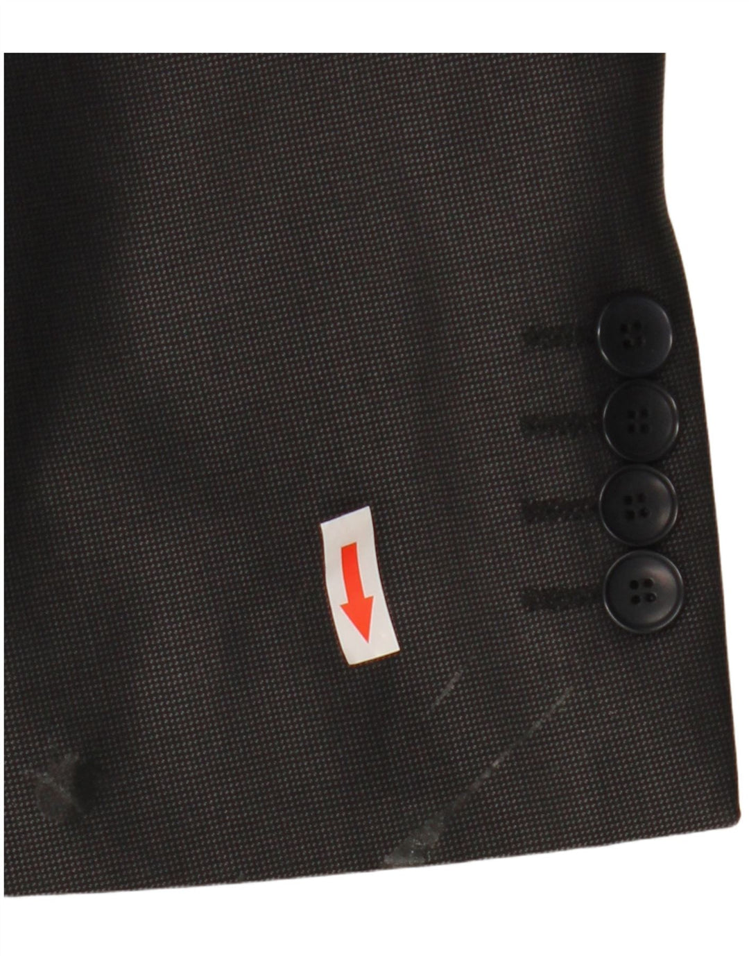 Giacca blazer da uomo a 2 bottoni Zara EU 52 grande lana nera